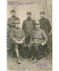 1914 World War I Belgian Soldiers Photo Postcard - Albert Bournardot