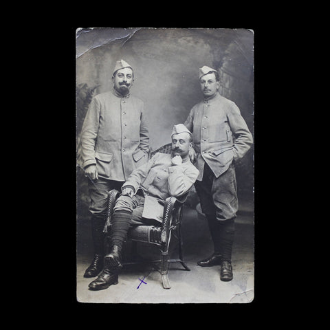 1914’s World War I Military France Soldiers WW1 Postcard Army History
