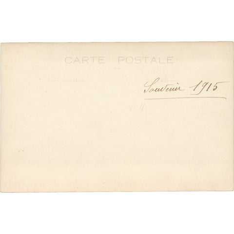 1915 World War I Belgian Soldier Photo Postcard