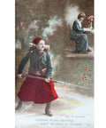 1915s World War I France Patriotic Postcard