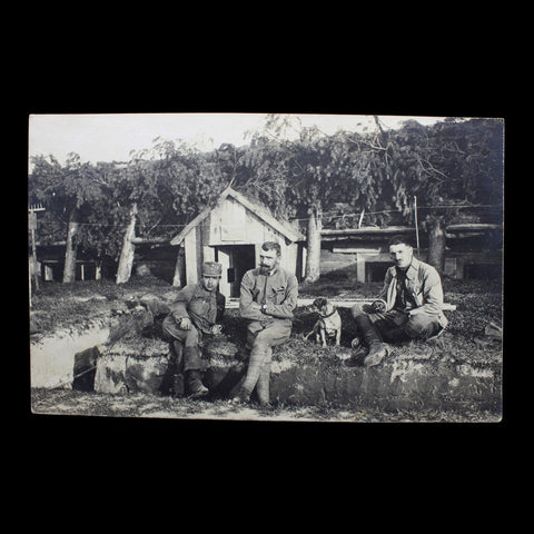 1916 Soldiers Poland Germany Army Dog East Front World War I Photography History Photo WW1 Era