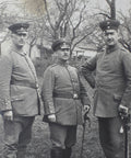 1916 Three Soldiers 1st Company, Infantry Battalion I, located in Cologne Germany Army with Swords World War I Photography History Photo WW1 Era