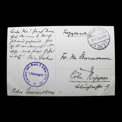 1916 Two Soldiers Germany Army World War I Photography History Photo WW1 Era