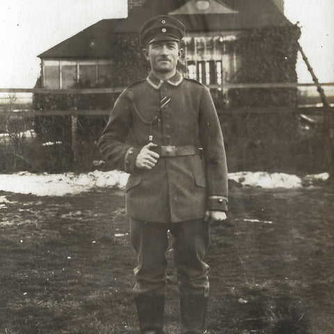 1916 World War I Military Germany Soldier Photo WW1 Postcard