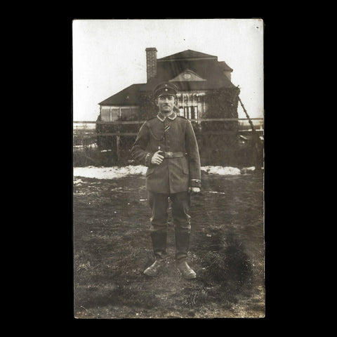 1916 World War I Military Germany Soldier Photo WW1 Postcard