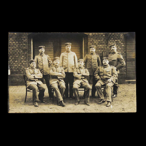 1916’s Antique Soldier Photograph of German Soldiers World War 1 Military Postcard Germany Army WW1 History
