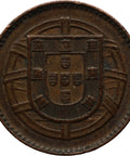 1917 1 Centavo Portugal Coin Lisbon Mint