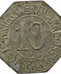 1917 10 Pfennig German Coin Bielefeld, Westfalen, Stadtsparkasse Notgeld
