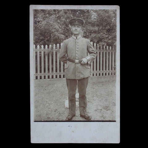 1917 Antique World War I Photograph of German Soldiers Military Postcard Germany Army WW1 Europe History