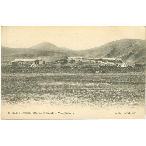 1917 Bab Moroudj Morocco Vintage Postcard 7 Rue porte St. Julien, Vichy