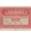 1917 Austria-Hungary 2 Kronen Banknote