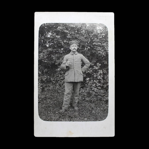 1917’s Antique Soldier Photograph of German Soldier Artillery World War 1