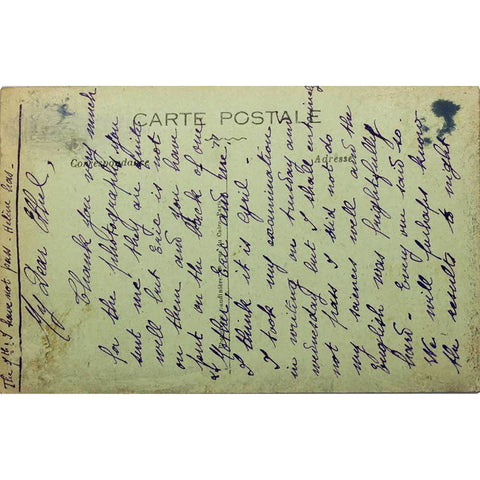 1917s France Ruins of Ham’s old castle Postcard