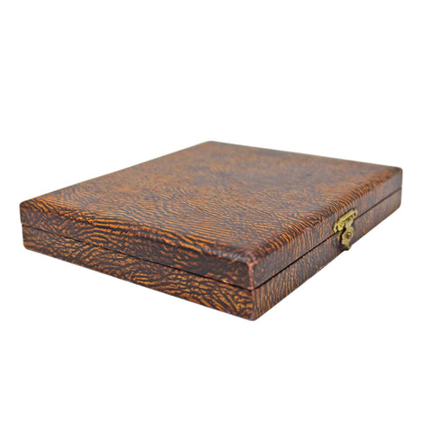 1918 Antique George V Era Apostle Set Six Sterling Silver Tea Spoons with original Case Silversmith Charles William Fletcher Sheffield Hallmarks