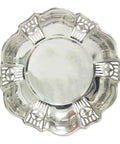 1918 Antique George V Era Sterling Silver Pierced Bon Bon Dish Silversmith William Adams Ltd Birmingham Hallmarks