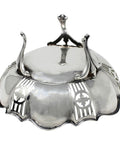 1918 Antique George V Era Sterling Silver Pierced Bon Bon Dish Silversmith William Adams Ltd Birmingham Hallmarks