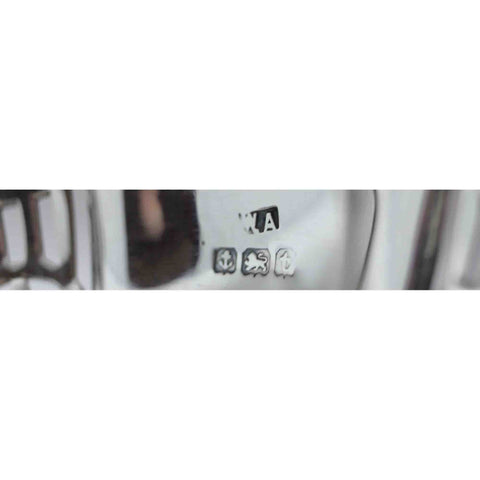 1918 Antique George V Era Sterling Silver Pierced Bon Bon Dish Silversmith William Adams Ltd Birmingham Hallmarks