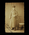 1918 Antique Studio Photograph of German Soldiers taken post - World War 1 Military Postcard