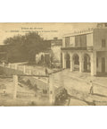1918 Meknès, Morocco - Le Crédit Foncier et le Square Dalbiez Postcard