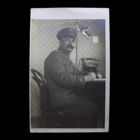 1918 Telephone Operator World War I Military Germany Soldiers WW1 Postcard Army History