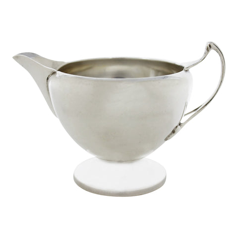 1919 Antique George V Era Sterling Silver Cream Jug Silversmith Charles Boyton & Son Ltd Birmingham Hallmarks