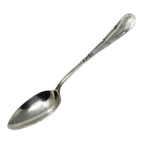 1919 Antique George V Era Sterling Silver Set Six Tea Spoons Birmingham Hallmarks Levi & Salaman Maker