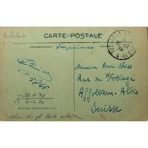 1920 France Albi Cathedral Postcard