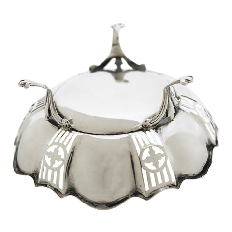 1921 George V Era Pierced Dish Silversmith Robert Pringle London Hallmarks
