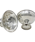 1921 George V Era Sterling Silver Pierced Pair Bon Bon Dish Silversmith Adie Brothers Ltd Birmingham Hallmarks