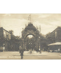 1921 Tivoli Gardens is Copenhagen Antique Postcard