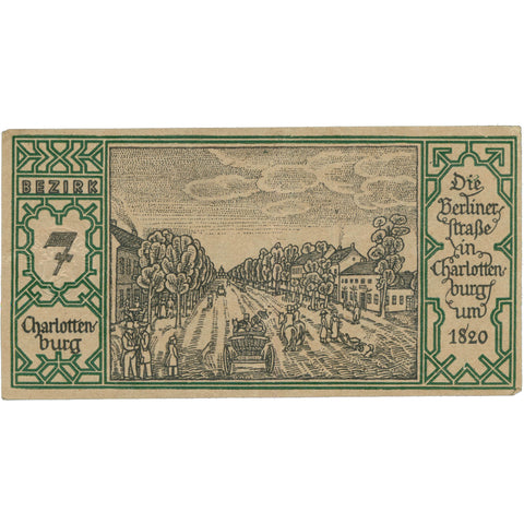 1921 Germany 50 Pfennig Notgeld (Berlin Charlottenburg)