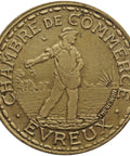 1922 1 Franc Chambre de Commerce d’Evreux Coin