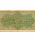 1922 1000 Mark Banknote Germany Weimar Republic
