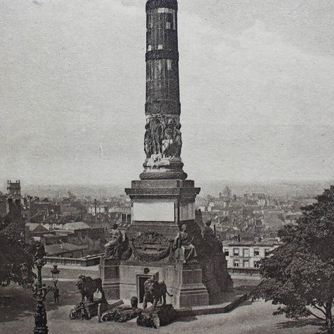 1922 Brussels Congress Column Postcard Belgium