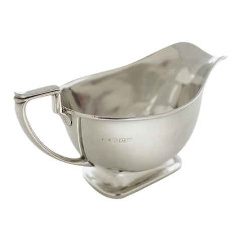 1922 George V Era Sterling Silver Cream Jug Silversmith Synyer & Beddoes (Harry Synyer & Charles Joseph Beddoes) Birmingham Hallmarks