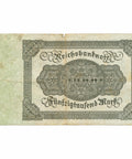 1922 Germany 50,000 Mark Banknote