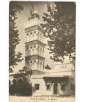1922 Marseille, France - Exposition Coloniale Postcard Palais de l'Algérie - Le Minaret