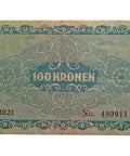 1922 First Issue January 2 Austria 100 Kronen  banknote