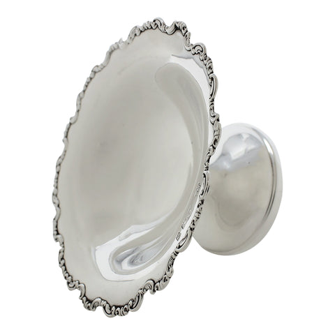 1924 George V Era Sterling Silver Dish Silversmith Mappin & Webb Ltd Birmingham Hallmarks