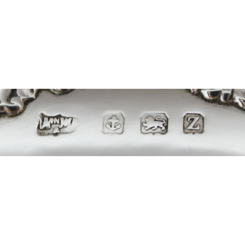 1924 George V Era Sterling Silver Dish Silversmith Mappin & Webb Ltd Birmingham Hallmarks