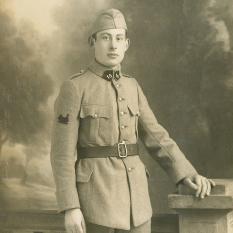 1926 15th Infantry Regiment French Soldier Photo Postcard