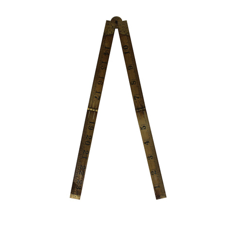 1930’s Vintage English Four-Fold 24” Wooden Rule
