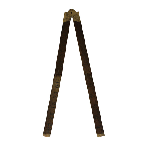 1930’s Vintage English Four-Fold 24” Wooden Rule