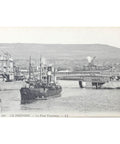 1930s France Le Treport, Le Pont Tournant Postcard
