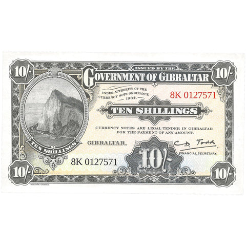 1934 10 Shilling Banknote issued 2018 World Tourism Year 50 Pence