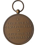 1935 Dunkerque Battleship Medal France Bronze