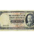 1935 1st January Straits Settlements King George V one dollar banknote