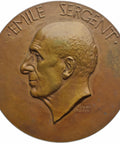 1937 Émile Sergent France Medal by Henri Dropsy
