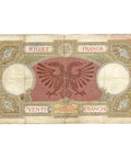 1939 Albania 20 Franga Banknote
