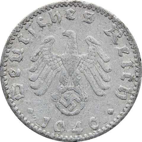 1940 A Germany 50 Reichspfennig Coin